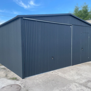 Ogłoszenie - Garaż Blaszany Blaszak 6x5 ciemny grafit RAL | Producent ROBSTAL - Wielkopolskie - 8 900,00 zł