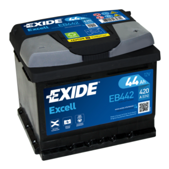 Ogłoszenie - Akumulator 44Ah 420A Exide Excell EB442 EN Prawy plus - Kościerzyna - 239,00 zł