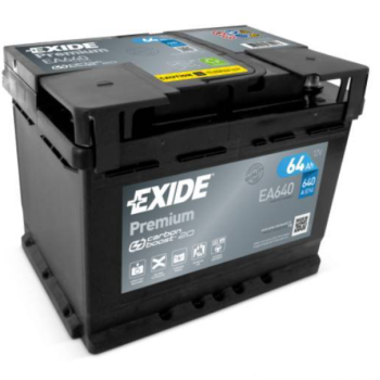 Ogłoszenie - Akumulator 64Ah 640A EN EA640 Exide Premium Prawy plus - Kościerzyna - 338,00 zł