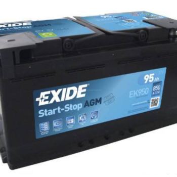 Ogłoszenie - Akumulator 95Ah 850A en  Exide AGM start&stop EK950 - Pomorskie - 830,00 zł