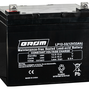 Ogłoszenie - Akumulator żelowy GROM 12V 33Ah LP12-33 - Gdynia - 230,00 zł