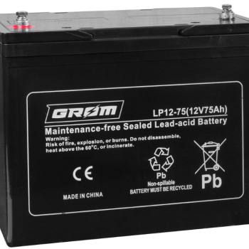 Ogłoszenie - Akumulator żelowy GROM 12V 75Ah LP12-75 - Gdynia - 550,00 zł