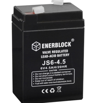 Ogłoszenie - Akumulator ENERBLOCK AGM JS6-4.5 6V 4.5Ah - Gdynia - 35,00 zł