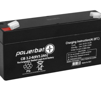 Ogłoszenie - Akumulator żelowy POWERBAT CB 3.2-6 6V 3.2Ah - Gdynia - 35,00 zł