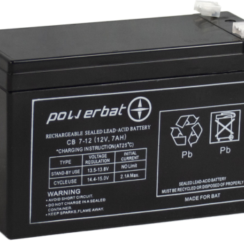 Ogłoszenie - Akumulator żelowy POWERBAT CB 7-12 12V 7Ah - Gdynia - 59,00 zł