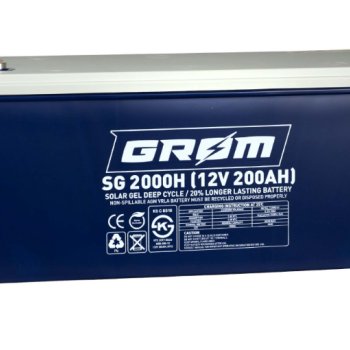 Ogłoszenie - Akumulator GROM SOLAR GEL 12V 200Ah SG2000H - Gdynia - 1 550,00 zł