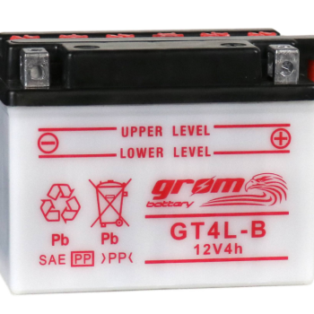 Ogłoszenie - Akumulator motocyklowy GROM YB4L-B 12V 4Ah 60A P+ - Gdynia - 70,00 zł