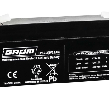 Ogłoszenie - Akumulator GROM 3.2Ah 6V LP6-3.2 - 35,00 zł