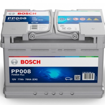 Ogłoszenie - Akumulator Bosch 77Ah 780A EN PP008 PRAWY PLUS - Słupsk - 460,00 zł
