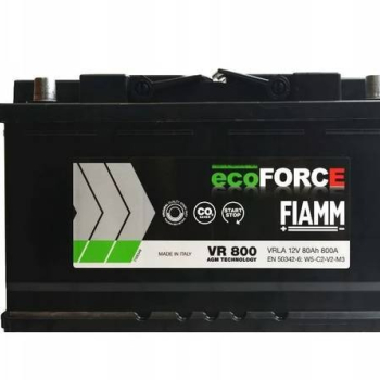 Ogłoszenie - Akumulator 80AH Fiamm ECOFORCE AGM - Piotrków Trybunalski - 900,00 zł
