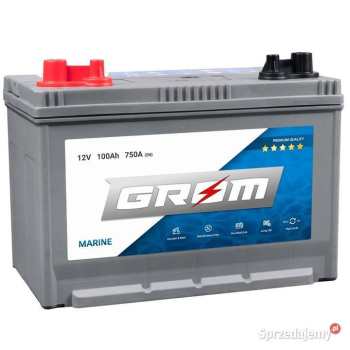 Ogłoszenie - Akumulator GROM MARINE 100Ah 750A M31-DC - Łódzkie - 590,00 zł