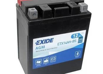 Ogłoszenie - Akumulator motocyklowy EXIDE ETX14AH-BS YTX14AH-BS 12V 12Ah - Zgierz - 245,00 zł