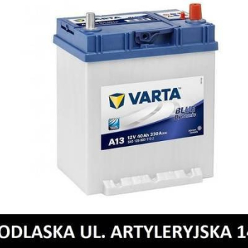 Ogłoszenie - Akumulator 40Ah 330A P+ Japan VARTA Blue Dynamic A13 - 245,00 zł