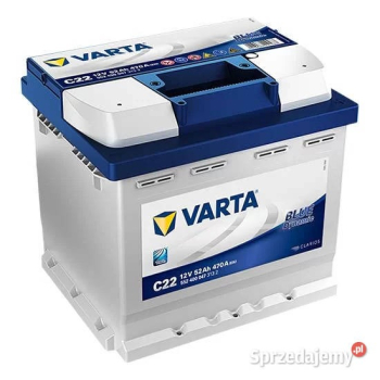 Ogłoszenie - Akumulator VARTA Blue Dynamic C22 52Ah 470A EN - Gdańsk - 269,00 zł