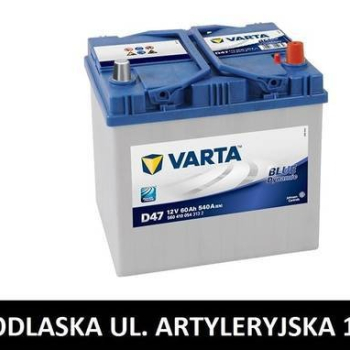 Ogłoszenie - Akumulator 60Ah 540A VARTA Blue Dynamic D47 P+ Japan - Biała Podlaska - 350,00 zł