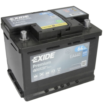 Ogłoszenie - Akumulator Exide Premium 64Ah 640A - Zduńska Wola - 338,00 zł