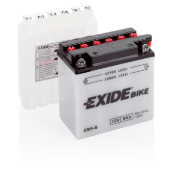 Ogłoszenie - Akumulator motocyklowy 12V 9Ah 100A EN L+ EXIDE EB9-B YB9-B - Pomorskie - 145,00 zł