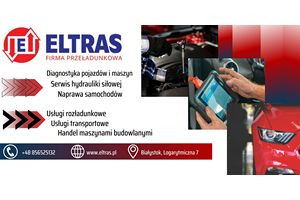 Ogłoszenie - USŁUGI TRANSPORTOWE ROZŁADUNEK SERWIS HYDRAULIKI SIŁOWEJ ELTRAS BIAŁYSTOK - 100,00 zł