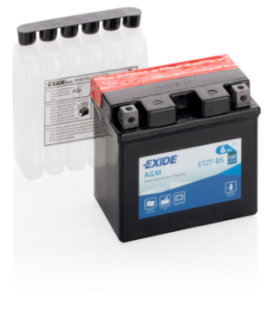 Ogłoszenie - Akumulator ETZ7-BS YTZ7-BS 12V 6Ah 100A EN P+ EXIDE - Gdańsk - 120,00 zł