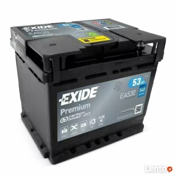 Ogłoszenie - Akumulator 53Ah 540A Exide Premium DARMOWY DOWÓZ !!! - Radom - 300,00 zł