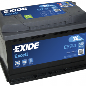 Ogłoszenie - Akumulator 74Ah 680A Exide Excell - Zduńska Wola - 359,00 zł