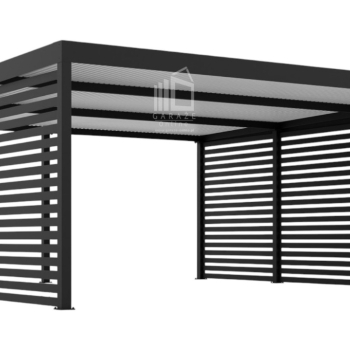 Ogłoszenie - CarPort PREMIUM - Wiata samochodowa 6x5,7 Antracyt Zabudowa - ID951 - 27 700,00 zł