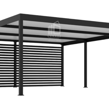 Ogłoszenie - CarPort PREMIUM - Wiata samochodowa 6x5,5 Antracyt Zabudowa - ID954 - 22 950,00 zł