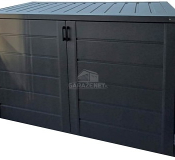 Ogłoszenie - Box rowerowy - Schowek na rower wózek 180x100  antracyt NB431 - Bełchatów - 3 990,00 zł
