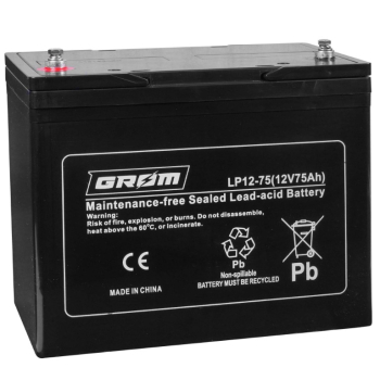 Ogłoszenie - Akumulator żelowy 75Ah GROM 12V LP12-75 - Gdańsk - 550,00 zł
