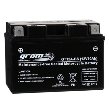 Ogłoszenie - Akumulator GT12A-BS YT12A-BS 12V 10Ah 180A L+ Grom - Gdańsk - 185,00 zł