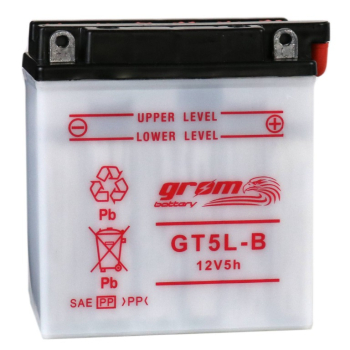 Ogłoszenie - Akumulator 5Ah 80A motocyklowy GROM YB5L-B 12V P+ Olsztyn Kętrzyńskiego 8 668x648x053 - Olsztyn - 85,00 zł