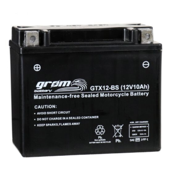 Ogłoszenie - Akumulator GTX12-BS YTX12-BS 12V 10Ah 180A L+ Grom - Gdańsk - 175,00 zł