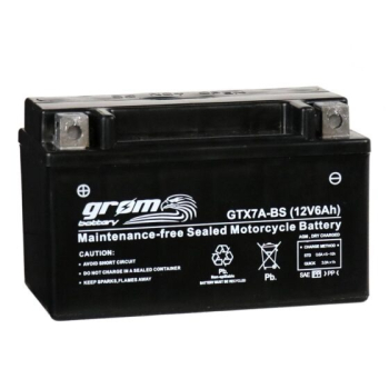 Ogłoszenie - Akumulator GTX7A-BS YTX7A-BS 12V 6Ah 120A L+ Grom - Gdańsk - 110,00 zł