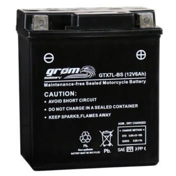 Ogłoszenie - Akumulator GTX7L-BS YTX7L-BS 12V 6Ah 120A P+ Grom - Gdańsk - 125,00 zł