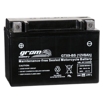 Ogłoszenie - Akumulator 8Ah 130A motocyklowy GROM GTX9-BS YTX9-BS 12V L+ Olsztyn Kętrzyńskiego 8 668x648x053 - Olsztyn - 135,00 zł