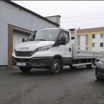 Ogłoszenie - Usługi transportowe – Iveco Daily z otwartą paką 6 metrów - 1,00 zł