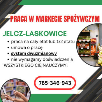 Ogłoszenie - Praca w markecie, Dino Polska S.A., Jelcz-Laskowice