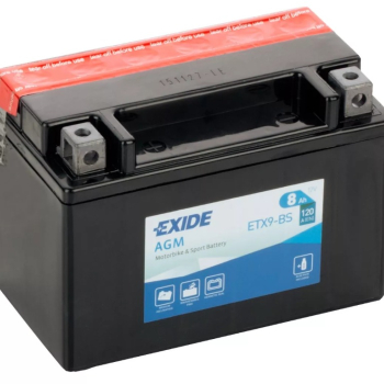 Ogłoszenie - Akumulator motocyklowy 12V 8Ah 120A EN L+ EXIDE ETX9-BS YTX9-BS - Pomorskie - 129,00 zł
