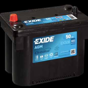 Ogłoszenie - Akumulator 50Ah 800A Exide Orbital AGM START&STOP EK508 - Elbląg - 880,00 zł