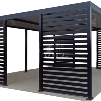 Ogłoszenie - CarPort PREMIUM - Wiata samochodowa 5x5 Antracyt - TS1026 - Zachodniopomorskie - 14 600,00 zł