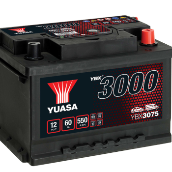 Ogłoszenie - Akumulator 12V 60Ah 550A Yuasa YBX3075 Standard Prawy Plus - DARMOWY DOWÓZ I WYMIANA - Bełchatów - 299,00 zł