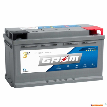 Ogłoszenie - Akumulator 100 Ah 900 A GROM P+ - darmowy dowóz i wymiana - Gdańsk - 560,00 zł