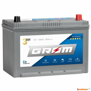 Ogłoszenie - Akumulator 100 Ah 850 A GROM Jap P+ - darmowy dowóz i wymiana - Gdańsk - 580,00 zł