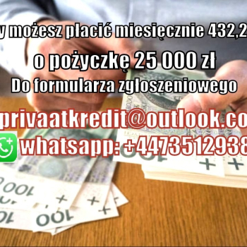 Ogłoszenie - Udzielamy pożyczki na spłatę zadłużenia i mamy jedną przystępną ratę - 25,00 zł