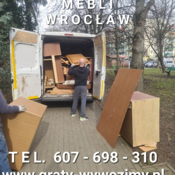 Ogłoszenie - Wywóz starych mebli Wrocław.Opróżnianie mieszkań. - 1,00 zł