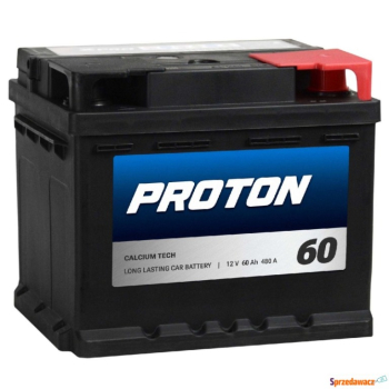 Ogłoszenie - Akumulator 60 Ah 480 A PROTON nisk - darmowy dowóz i wymiana - 199,00 zł