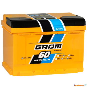Ogłoszenie - Akumulator 60Ah 600A Grom Racing - Darmowy Dowóz i Wymiana - Gdańsk - 360,00 zł