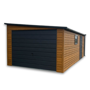 Ogłoszenie - Garaż Blaszany 3.5x5m spad na prawo złoty dąb + Grafit MAT PREMIUM - 7 000,00 zł
