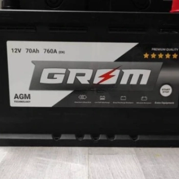 Ogłoszenie - Akumulator 70Ah 760A AGM Start&Stop P+ GROM - Darmowy dowóz i wymiana - 660,00 zł