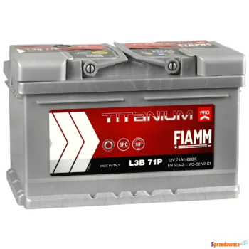 Ogłoszenie - Akumulator 71Ah 680A Fiamm Titatnium Pro P+ darmowy dowóz i wymiana - Pomorskie - 470,00 zł